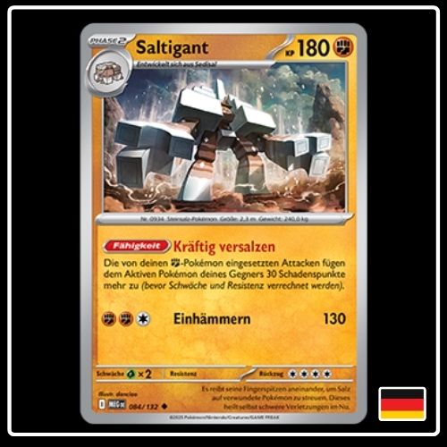 Saltigant 084/132 Pokemon Mega Entwicklung