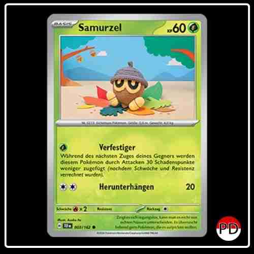Samurzel 003/162 Pokemon Gewalten der Zeit