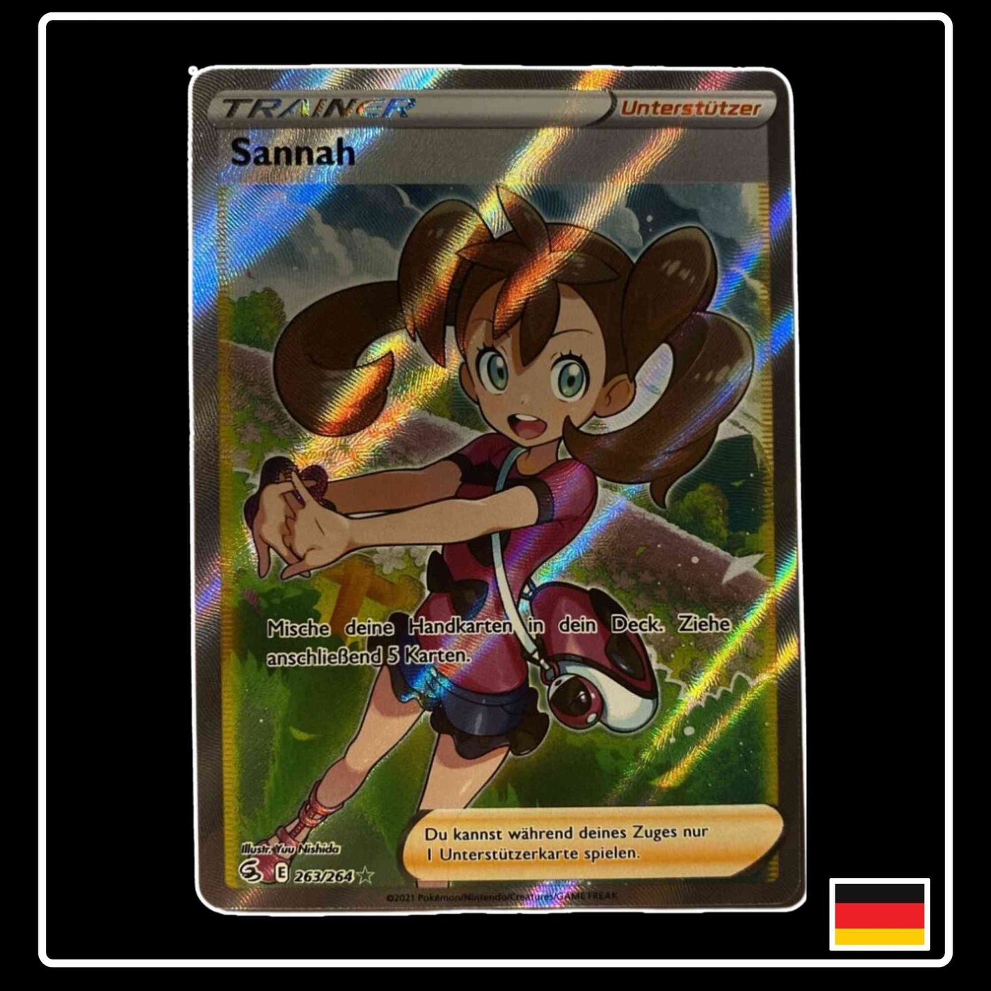 Sannah Trainer Full Art 263/264 Pokemon Fusionsangriff