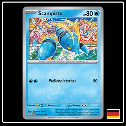Scampisto 037/132 Pokemon Mega Entwicklung