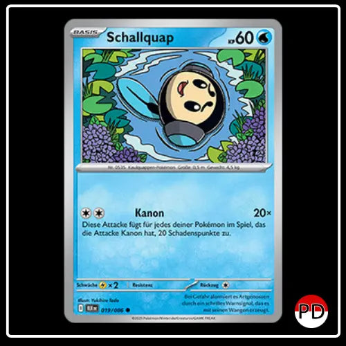 Schallquap 019/086 Pokemon Schwarze Blitze