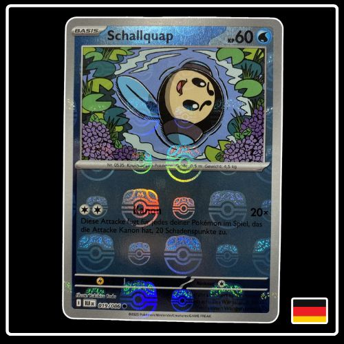 Schallquap Meisterball 019/086 Pokemon Schwarze Blitze