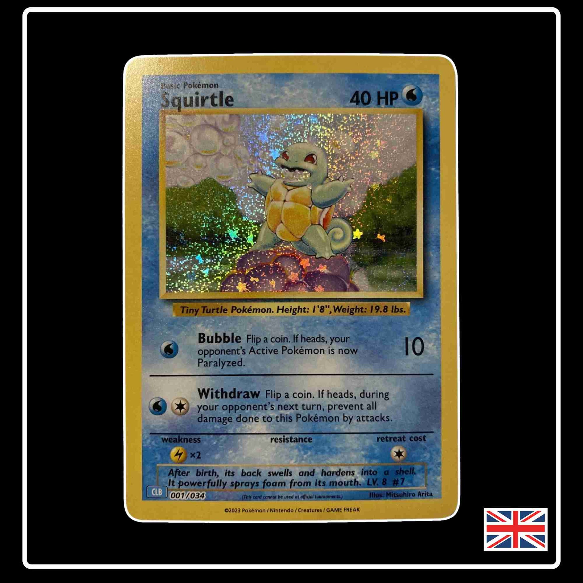 Schiggy 001/034 CLB TCG Classic Collection PokeDirris Schiggy 001/034 CLB TCG Classic Collection PokeDirris