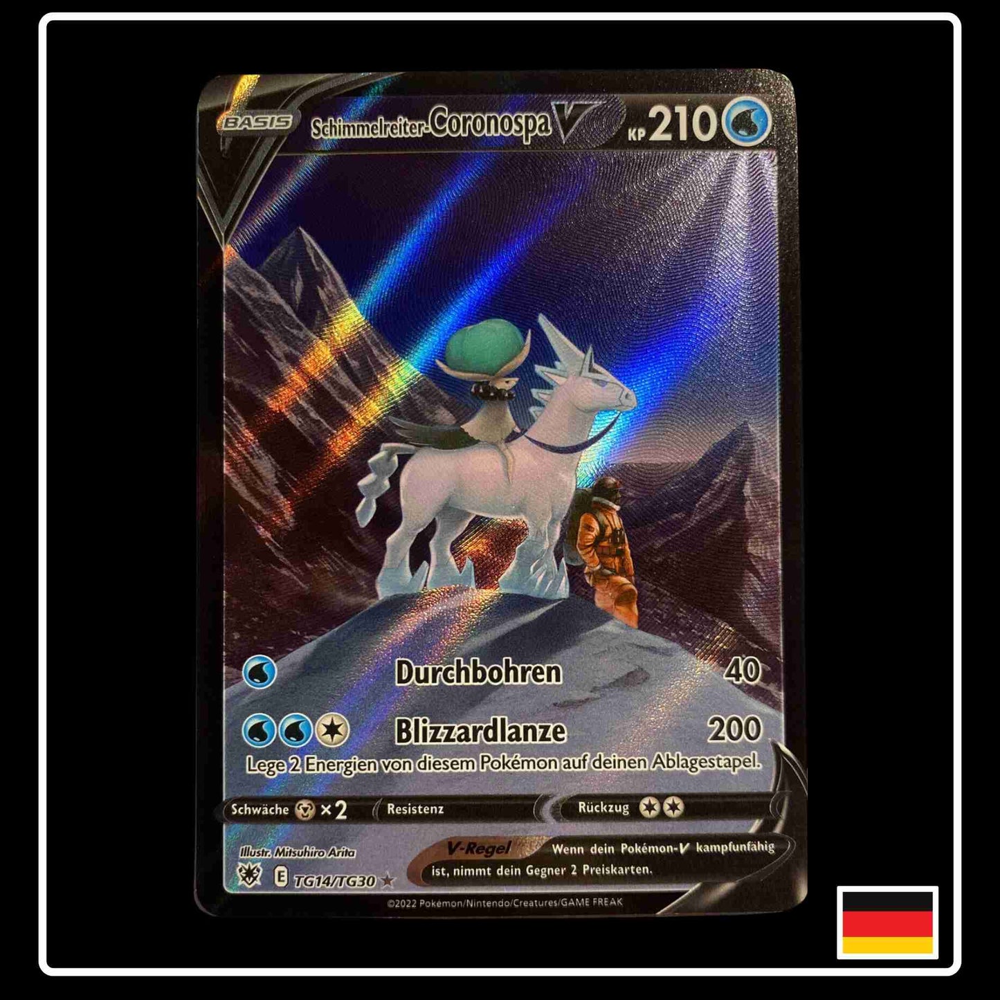 Schimmelreiter-Coronospa V Trainergalerie Pokemon Karte TG14/TG30