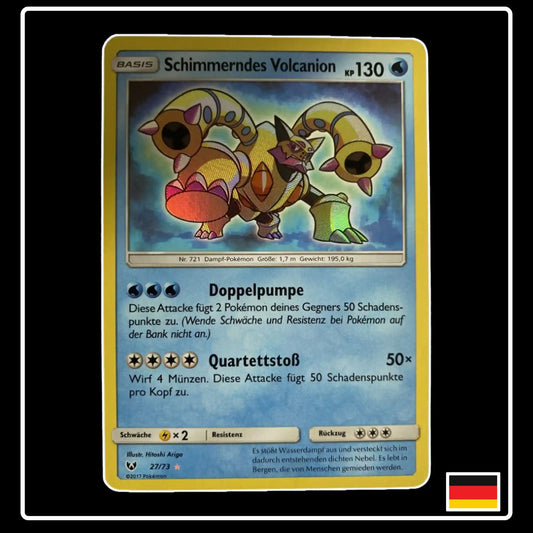 Schimmerndes Volcanion 27/73 Pokemon Schimmernde Legenden