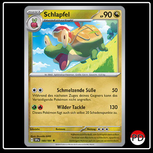 Schlapfel 140/191 Pokemon Stürmische Funken