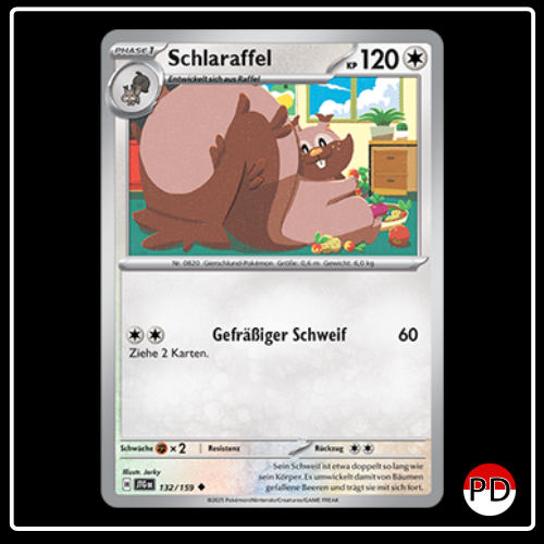 Schlaraffel 132/159 Pokemon Reisegefährten