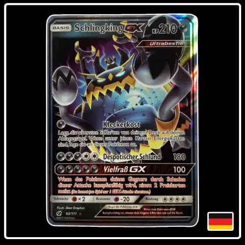 Schlingking GX 63/111 Pokemon Aufziehen der Sturmröte