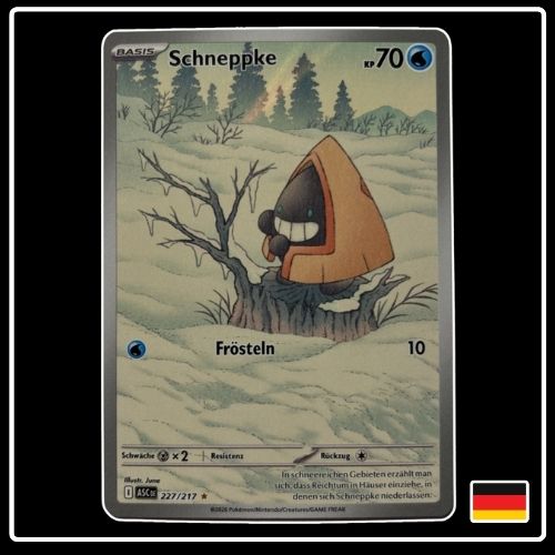 Schneppke Illustration Rare 227/217 Pokemon Erhabene Helden