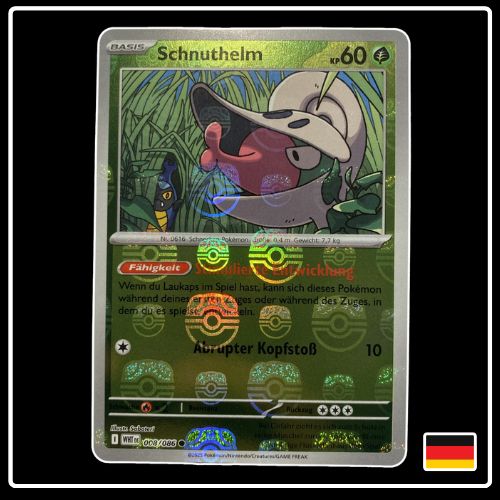Schnuthelm Meisterball 008/086 Pokemon Weisse Flammen