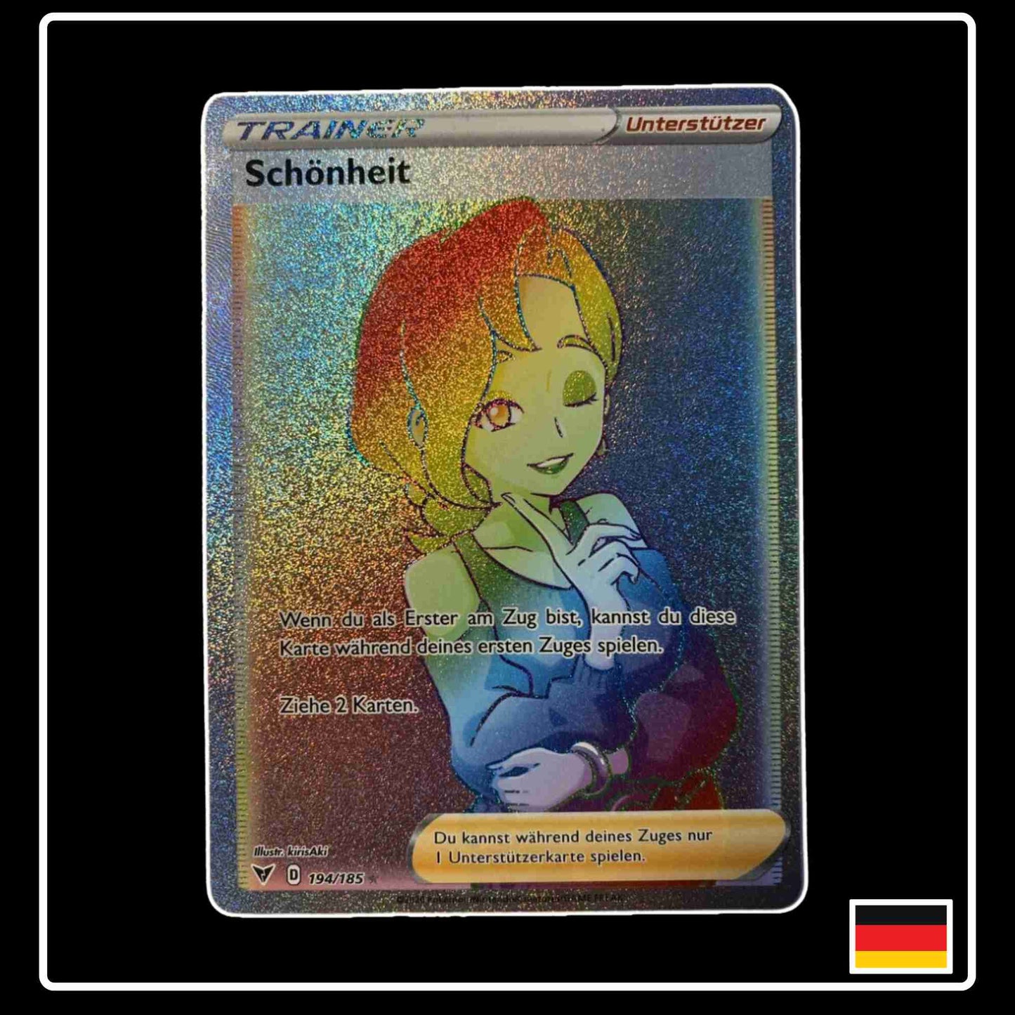 Pokemon Karte Schönheit Rainbow 194/185 aus dem Schwert & Schild Set Farbenschock