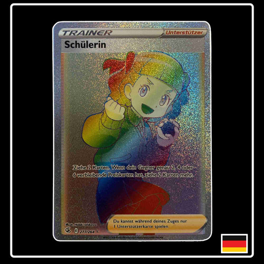 Schülerin Trainer Rainbow Pokemon Karte