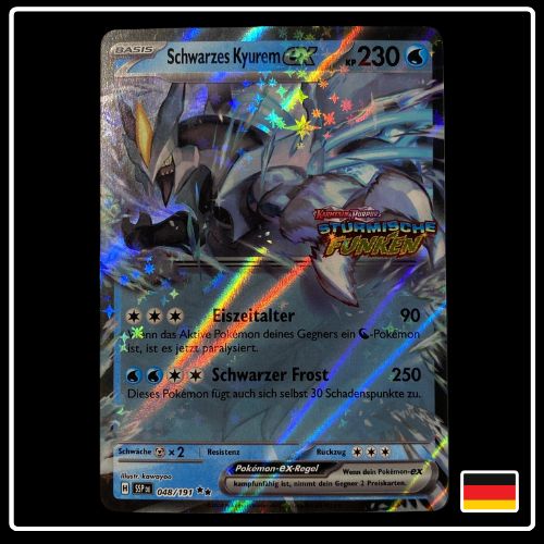 Schwarzes Kyurem PROMO ex 048/191 Stürmische Funken