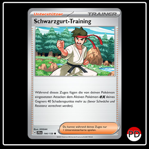 Schwarzgurt-Training 144/159 Pokemon Reisegefährten