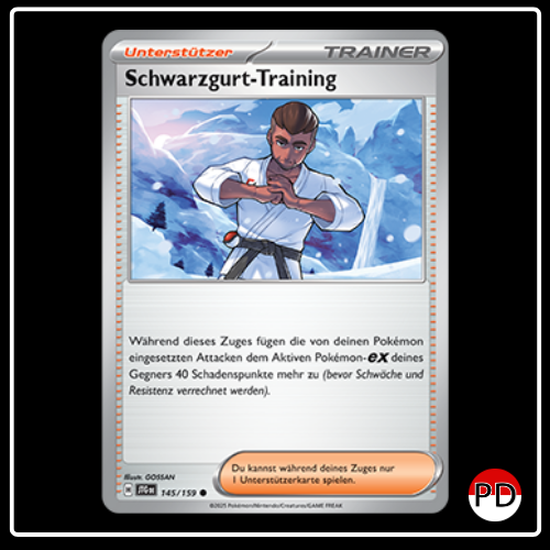 Schwarzgurt-Training 145/159 Pokemon Reisegefährten
