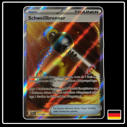 Schweißbrenner Trainer Full Art 117/094 Pokemon Fatale Flammen