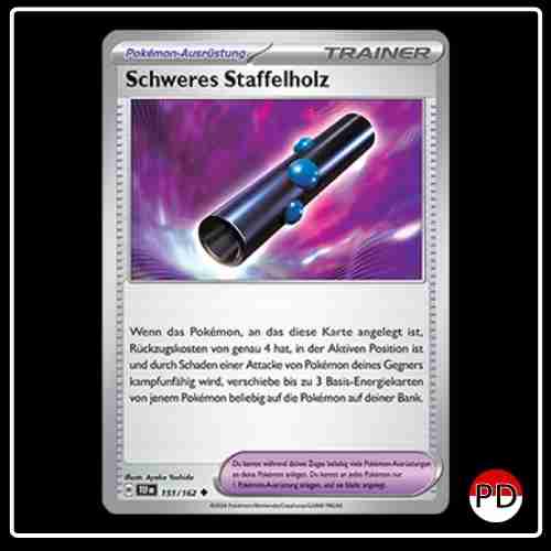 Schweres Staffelholz 151/162 Pokemon Gewalten der Zeit