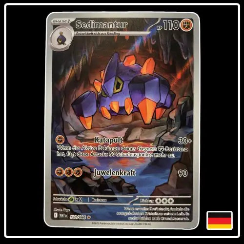 Sedimantur Illustration Rare 128/086 Pokemon Weisse Flammen