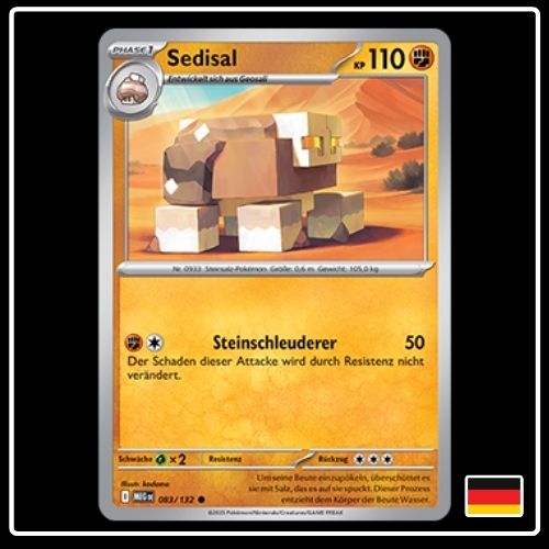Sedisal 083/132 Pokemon Mega Entwicklung