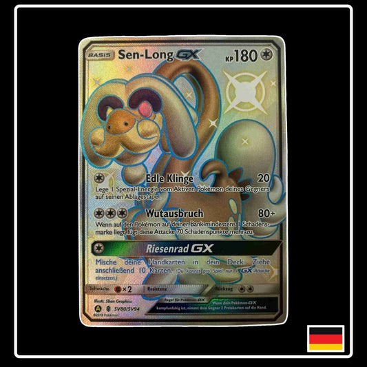 Sen-Long GX Shiny Pokemon Karte SV80/SV94 aus dem Set Verborgenes Schicksal