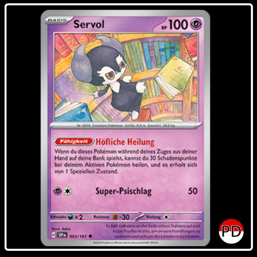 Servol 093/191 Pokemon Stürmische Funken