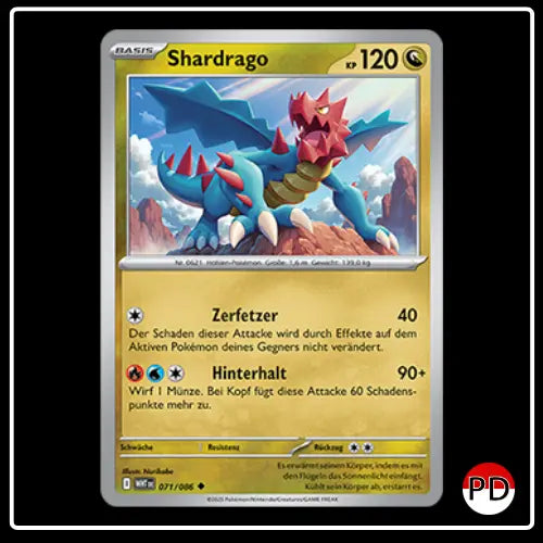 Shardrago 071/086 Pokemon Weisse Flammen