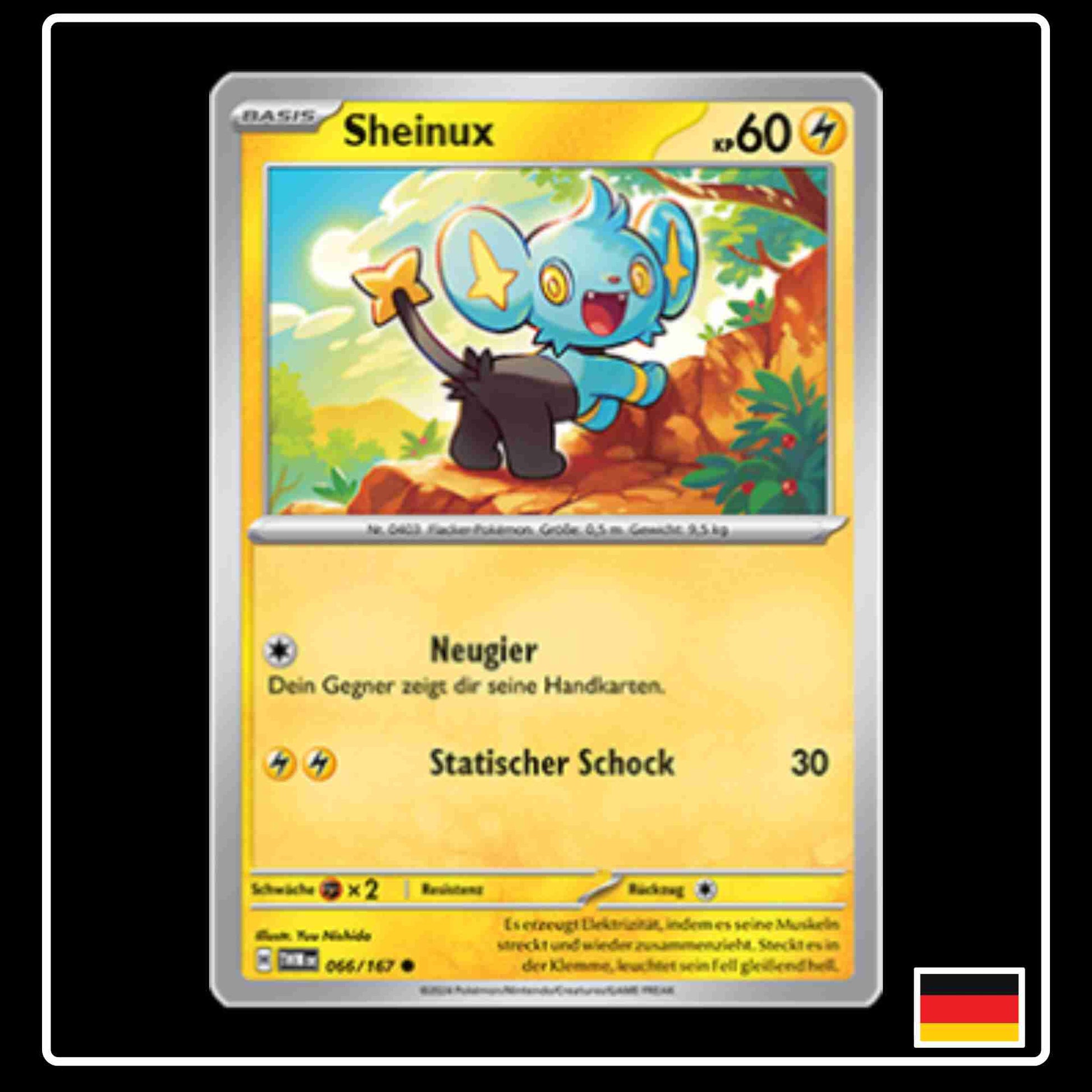 Sheinux Pokemon Karte 066/167 aus dem Set Maskerade im Zwielicht