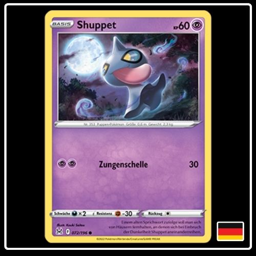 Shuppet 072/196 Pokemon Verlorener Ursprung
