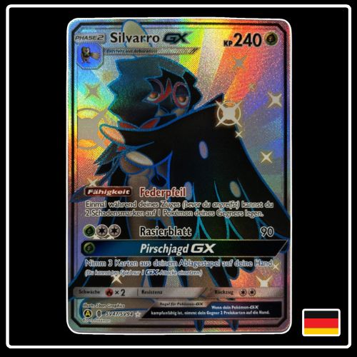 Silvarro GX Shiny SV47/SV94 Pokemon Verborgenes Schicksal