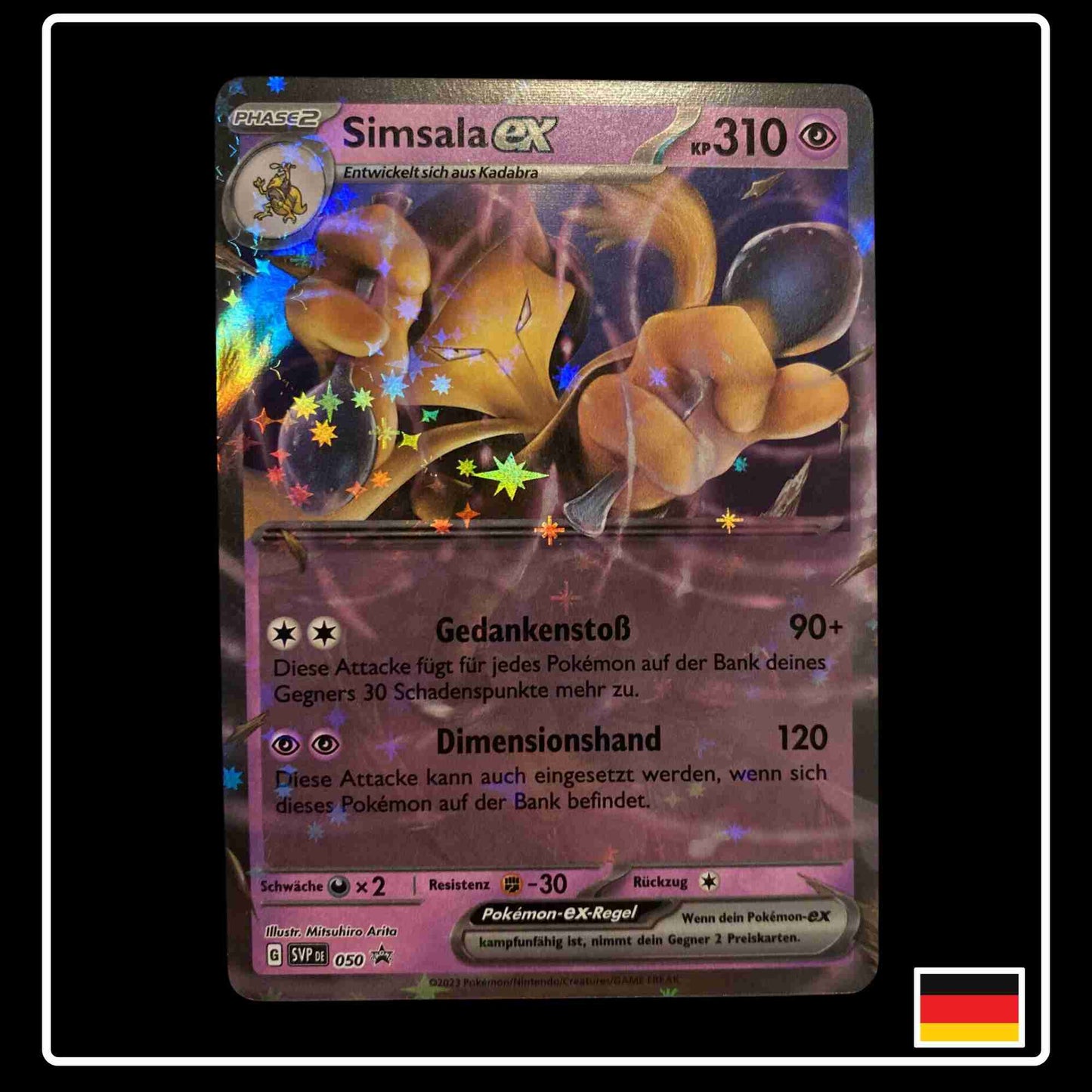 Simsala ex Promo Pokemon Karte