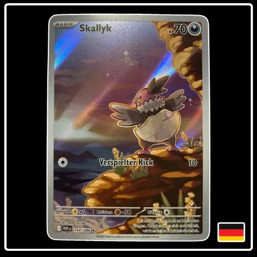 Skallyk Illustration Rare 144/086 Pokemon Weisse Flammen