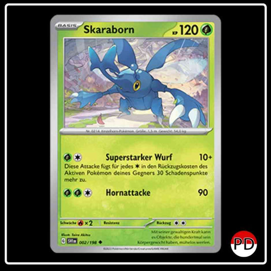 Skaraborn Pokemon 002/198 Karmesin & Purpur