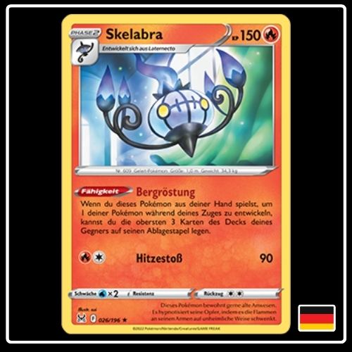 Skelabra 026/196 Pokemon Verlorener Ursprung