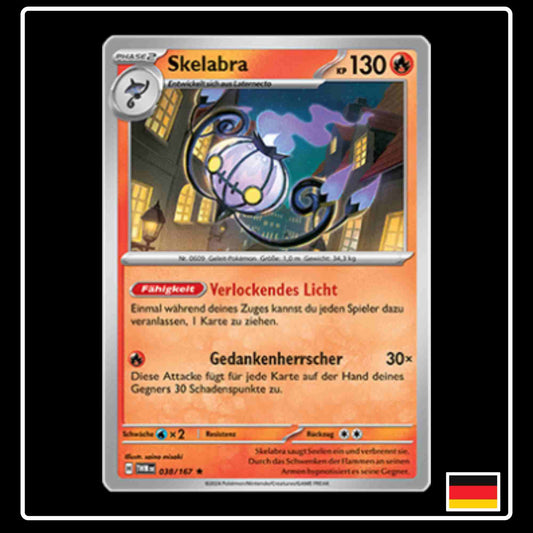 Skelabra Pokemon Karte 038/167 aus dem Set Maskerade im Zwielicht