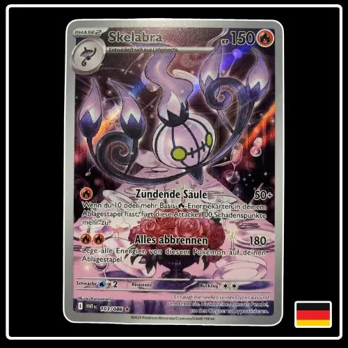Skelabra Illustration Rare 103/086 Pokemon Weisse Flammen