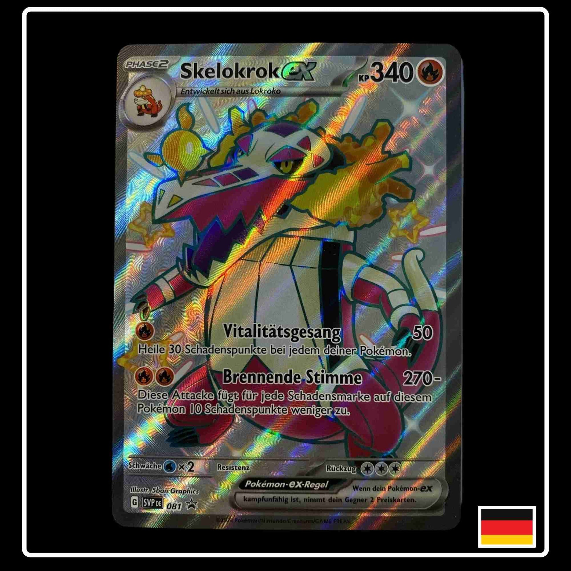 Skelokrok ex Shiny Promo Pokemon Karte SVP081