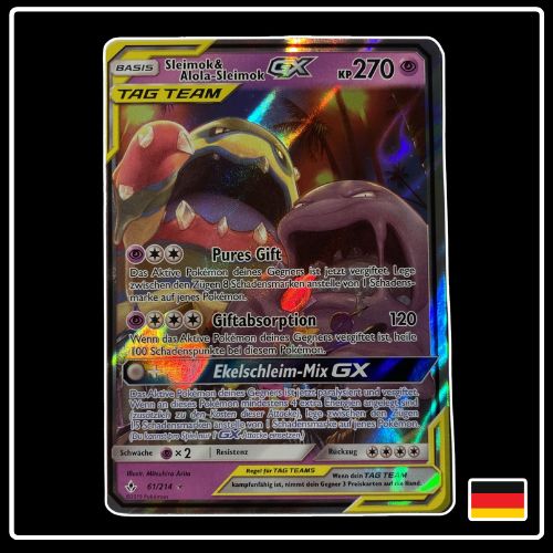 Sleimok & Alola-Sleimok GX 61/214 Kräfte im Einklang