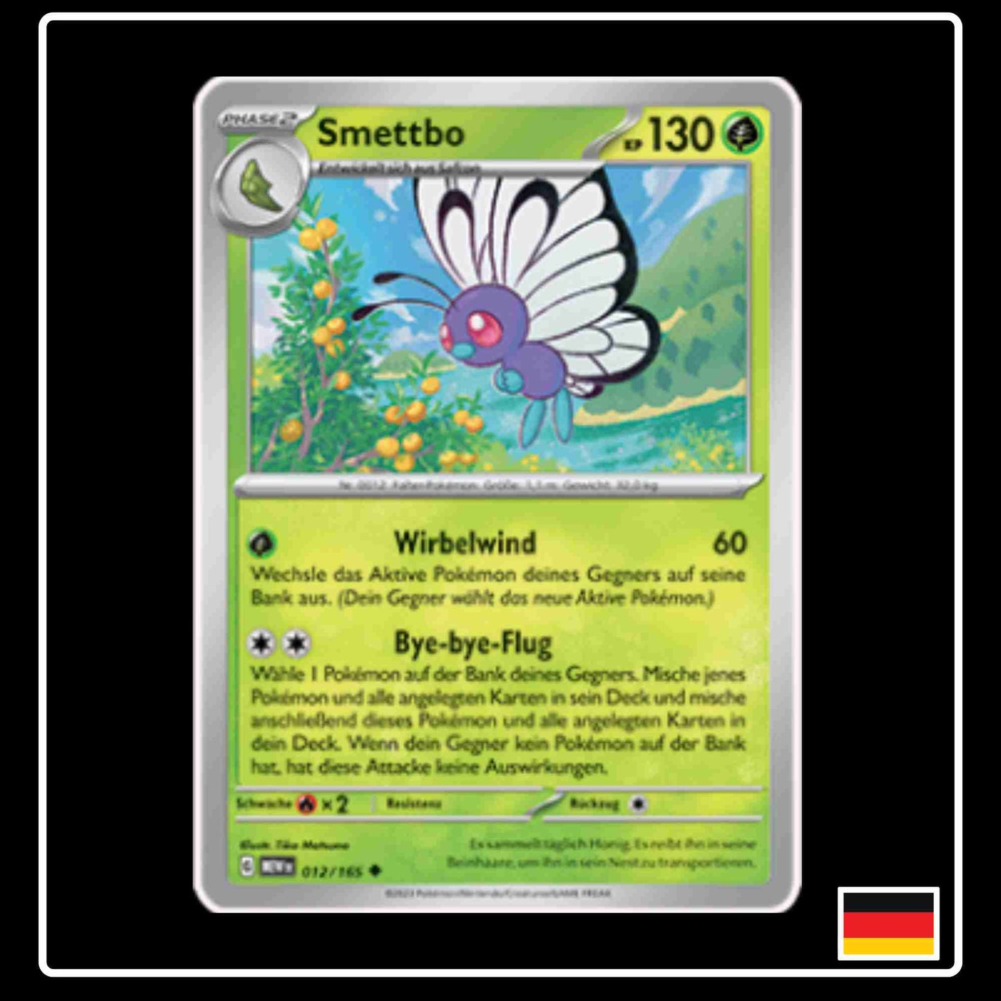 Smettbo 012/165 aus dem Pokemon Set Karmesin & Purpur 151 