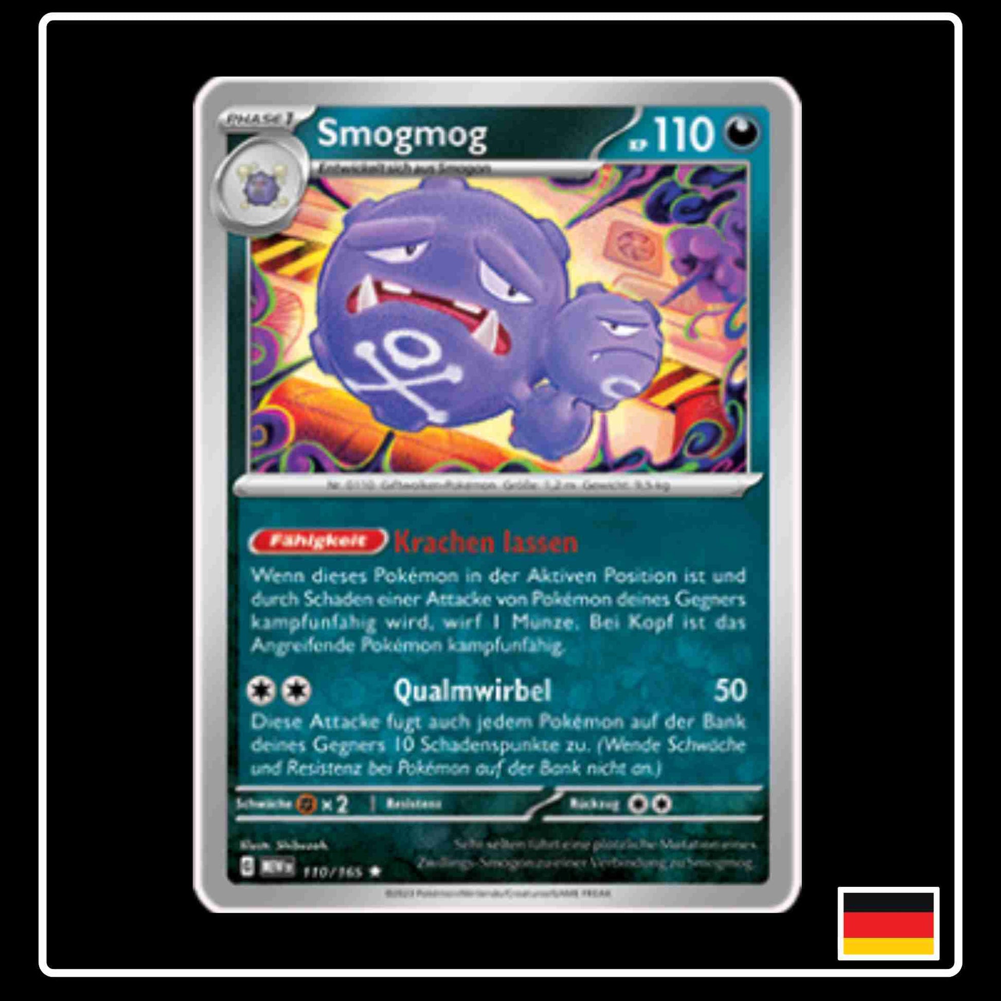 Smogmog 110/165 aus dem Pokemon Set Karmesin & Purpur 151 