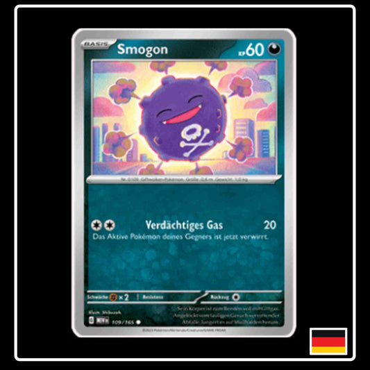 Smogon 109/165 aus dem Pokemon Set Karmesin & Purpur 151 