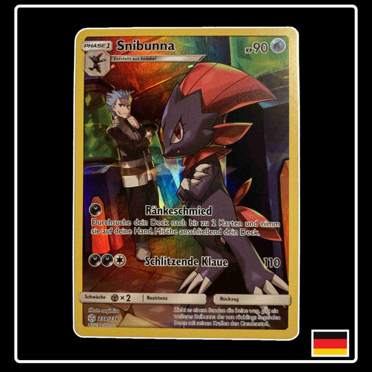 Snibunna Trainer Art Rare 238/236 aus dem Sonne & Mond Set Welten im Wandel