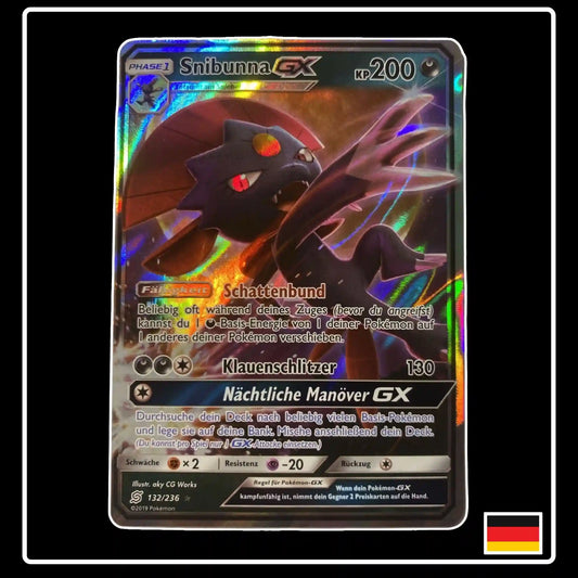 Snibunna GX 132/236 Pokemon Bund der Gleichgesinnten