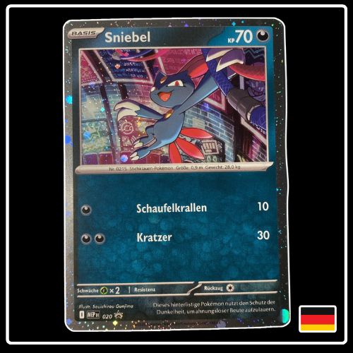 Sniebel Holo MEP DE 020 Mega Entwicklung Black Star Promo