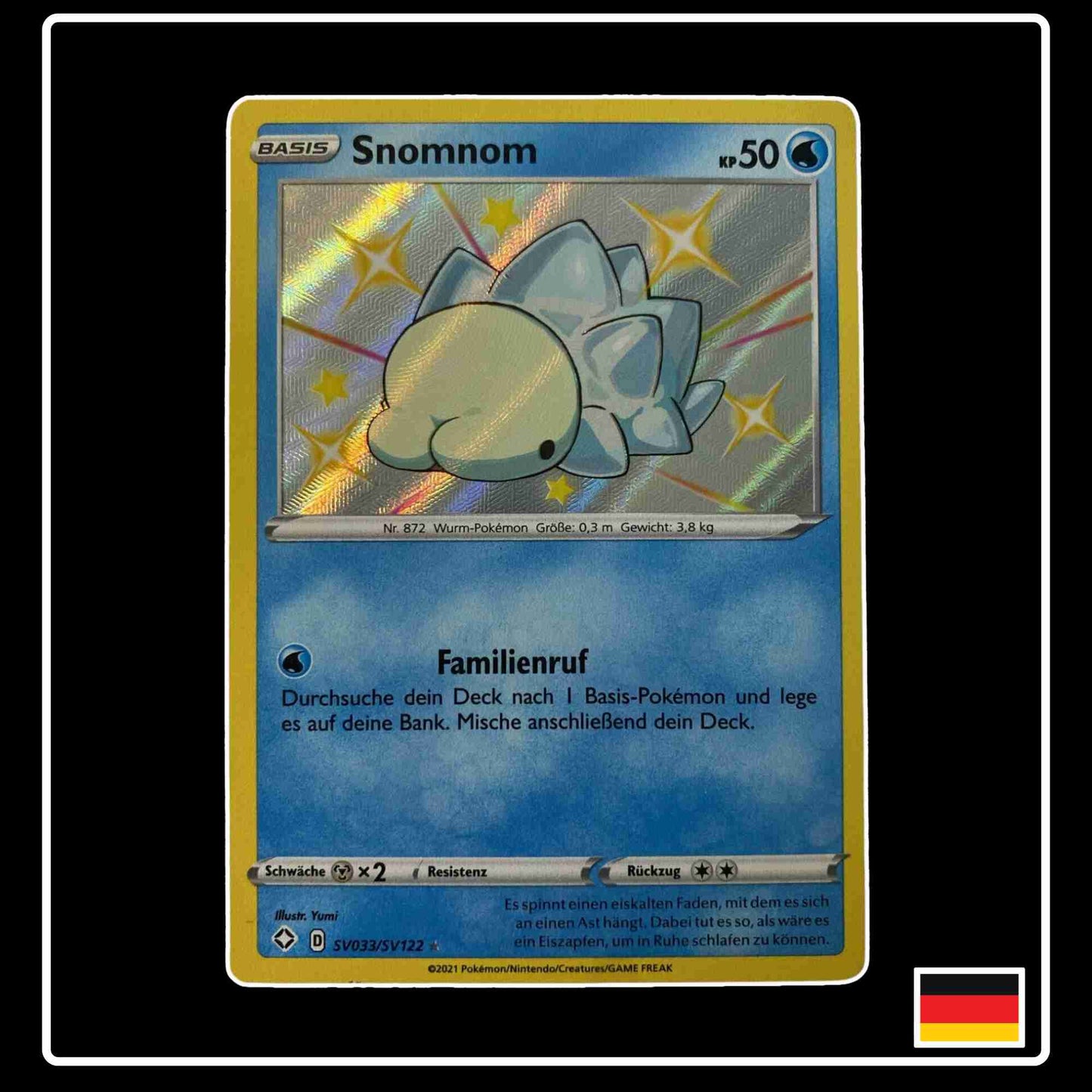 Snomnom Baby Shiny SV033/SV122 aus Pokemon Schwert & Schild Set Glänzendes Schicksal