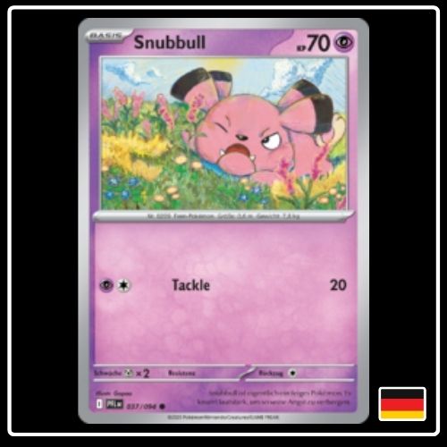 Snubbull 037/094 Pokemon Fatale Flammen
