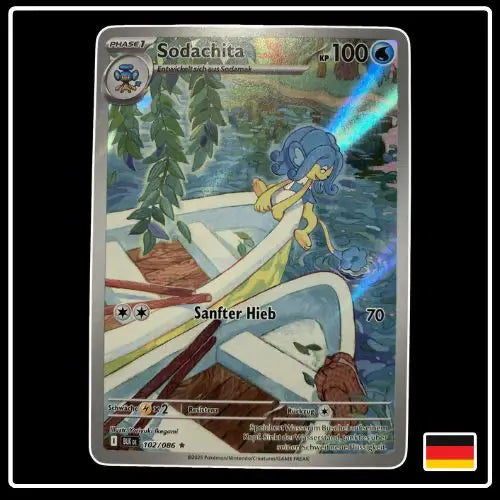 Sodachita Illustration Rare 102/086 Pokemon Schwarze Blitze