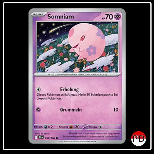 Somniam 035/086 Pokemon Schwarze Blitze