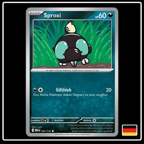 Sproxi 091/132 Pokemon Mega Entwicklung