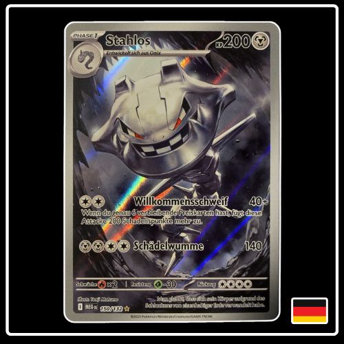 Stahlos Illustration Rare 150/132 Pokemon Mega Entwicklung