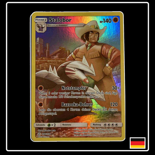 Stalobor Trainer Art Rare 246/236 aus dem Sonne & Mond Set Welten im Wandel